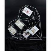 Beyaz Kalp Fotoğraf Askısı - 2