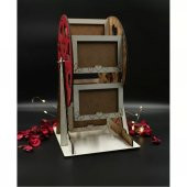 Ahşap Fotoğraflı Dönme Dolap - 1