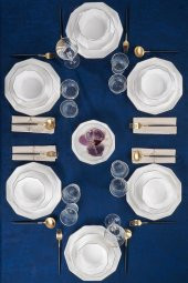 ACAR Bianco Perla Diamond Collection 6 Kişilik 24 Parça Porselen Yemek Takımı 12192 - 4