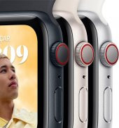 Apple Watch SE 2 GPS 40mm Gece Yarısı Alüminyum Kasa ve Spor Kordon Akıllı Saat - 6