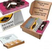 Kaymaklı Lokum - Kaymak Şekeri - Pişmaniye 3'lü Paket Afyonkarahisar - 1