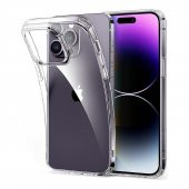 İphone 14 Pro Max Şeffaf Korumalı Tıpalı Silikon Kapak-Kılıf​​​​​​​​​​​​​​​​​​​​​​​​​​​​​​​​ thumbnail 5