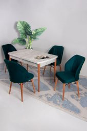YSF WOODS SANDALYE / Mutfak Sandalye takımı-YEMEK SANDALYE TAKIMI/LÜKS SANDALYE- 4Lü - 3