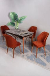 YSF WOODS SANDALYE / Mutfak Sandalye takımı-YEMEK SANDALYE TAKIMI/LÜKS SANDALYE- 4Lü - 6