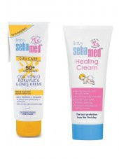 Sebamed Sebamed Bebek Güneş Kremi SPF 50 75 ml Sebamed Bebe Bez Bölgesi Bakım Kremi 50 ml - 1