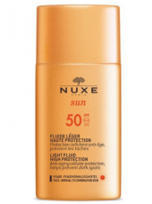 Nuxe Nuxe Sun Spf 50 Light Fluid High Protection Hafif Dokulu Güneş Kremi 50 ml - 1