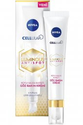 Nivea Marka: Luminous630 Koyu Halka Karşıtı Göz Bakım Kremi 15 Ml Kategori: Yüz Kremi - 1