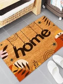 Esnature Home Bohem Temalı Dağ ve Yaprak Desenli Kapı Önü Paspası 45x70 Cm - 2