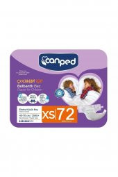 Canped Belbantlı Tekstil Yüzeyli Ekstra Küçük Boy Çocuk Hasta Bezi (xs) 72'li - 1