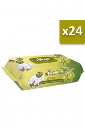 Sleepy Sleepy Islak Havlu Zeytinyağı 90' Lı Kapaklı X24 - 1