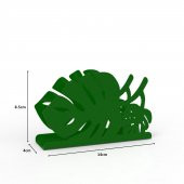 PALMİYE YAPRAĞI TEMALI METAL PEÇETELİK YEŞİL - 2