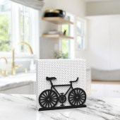 BİSİKLET TEMALI METAL PEÇETELİK BLACK - 3