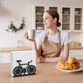 BİSİKLET TEMALI METAL PEÇETELİK BLACK - 5