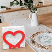 KALP TEMALI METAL PEÇETELİK KIRMIZI - 7