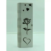 Mdf Gül Desenli Gül Kutusu - 3