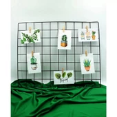 Siyah Altıgen Fotoğraf Askısı - 3