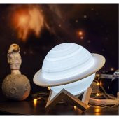 Uzaktan Kumandalı Küçük Satürn Gece Lambası ve Aksesuar - 1