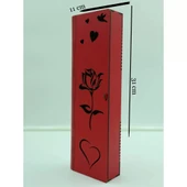 Mdf Gül Desenli Gül Kutusu - 5