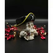 Dekoratif Polyester Kuru Kafa ve Yavru İskelet Küllük - 1