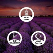 Lavanta Kolonyası Cam Şişe 200 Ml (80 Derece) - (Parfümlü) - 2