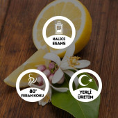 Limon Çiçeği Kolonyası Cam Şişe 200 Ml (80 Derece) - (Parfümlü) - 2