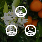 Portakal Çiçeği Kolonyası Cam Şişe 200 Ml (80 Derece) - (Parfümlü) - 2