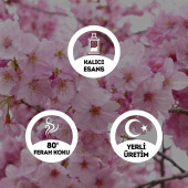 Sakura Japon Kiraz Çiçeği Kolonyası Cam Şişe 200 Ml (80 Derece) - Parfümlü - 2