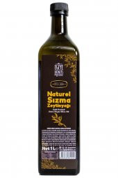 Soğuk Sıkım Natürel Sızma Zeytinyağı Cam Şişe (Yeni Sezon) - 1 Litre - 1