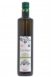 İlk Aşk Organik Zeytinyağı Cam Şişe - 750 ml. (Soğuk Sıkım-Natürel Sızma-Sertifikalı) - 1