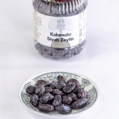 Çok Az Tuzlu Kalamata İri Boy Kuru Sele Siyah Zeytin (Palamut-Jumbo-Extra Boy Eşek Zeytin) - 2 Kg. - 3