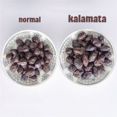 Çok Az Tuzlu Kalamata İri Boy Kuru Sele Siyah Zeytin (Palamut-Jumbo-Extra Boy Eşek Zeytin) - 2 Kg. - 4