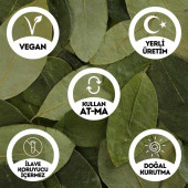 Defne Yaprağı - 10 Gr. - Kavanoz Görünümlü Kilitli Poşet - Kilitli Saklama Poşeti - 2