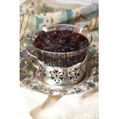 Geleneksel Karadut Reçeli Tatlı Lorla Tüketilebilir Cam Kavanoz - 450 Gr. (65-70 Meyve Oranı) - 6