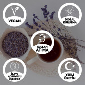 Kuru Lavanta Çiçeği (Bitki Çayı) - 25 Gr.- Kavanoz Görünümlü Kilitli Poşet - Kilitli Saklama Poşeti - 2