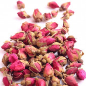Tomurcuk Gonca Pembe Gül Kurusu - 25 Gr. - Kavanoz Görünümlü Kilitli Poşet - Kilitli Saklama Poşeti - 5