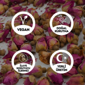 Yeni Mahsül Tomurcuk Gonca Pembe Gül Kurusu (Bitki Çayı) - 25 Gr. 1. Kalite (Yüksek Aroma) - 2