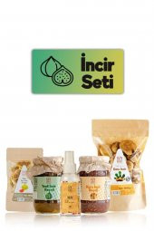 İncir Seti (Kuru İncir İncir Cipsi İncir Reçeli Çeşitleri ve İncir Kolonyası İçeren Ekonomik Set) thumbnail 1