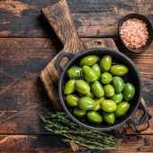 Ev Yapımı Geleneksel Kalamata İri Boy Yeşil Çizik Zeytin Palamut - 1 Kg. (Sadece Tuz ve Su İçerir) - 6