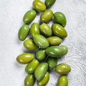 Ev Yapımı Geleneksel Kalamata İri Boy Yeşil Çizik Zeytin Palamut - 1 Kg. (Sadece Tuz ve Su İçerir) - 8