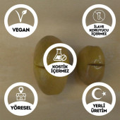 Ev Yapımı Geleneksel Kalamata İri Boy Yeşil Kırma Zeytin Palamut - 1 Kg. (Sadece Tuz ve Su İçerir) - 2