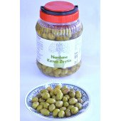 Ev Yapımı Geleneksel Nardane Mini Boy Yeşil Kırma Zeytin - 2 Kg (Naturel Salamura Tuz ve Su İçerir) - 3