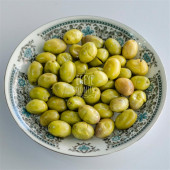Ev Yapımı Geleneksel Nardane Mini Boy Yeşil Kırma Zeytin - 2 Kg (Naturel Salamura Tuz ve Su İçerir) - 4