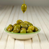 Ev Yapımı Geleneksel Yeşil Kırma Zeytin - 1 Kg. (Naturel Salamura Sadece Tuz ve Su İçerir) - 3