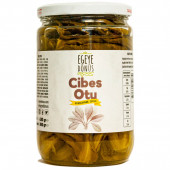 Cibes Otu Konserve - (Meze ve Salata İçin Yemeğe Hazır Cibez Ege Otları Kavanoz) - 650 Gr. - 1