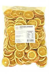 Portakal Kurusu - 1 Kg. (İlave Şekersiz - Meyve Kurusu Kuruyemiş - Toptan Dilim Portakal Kurusu) - 1