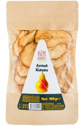 Şekersiz Armut Meyve Kurusu Cipsi - 100 Gr. (Yüksek Aroma-Kokteyl Meyvesi-Katkı Koruyucu İçermez) - 1