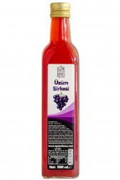 Katkısız Doğal Fermente Üzüm Sirkesi Cam Şişe - 500 Ml. (Geleneksel Yöntemle Mayalanmıştır.) - 1