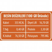 Cennet Hurması Kurusu (Dilim) - 50 Gr. - Kavanoz Görünümlü Kilitli Poşet - Kilitli Saklama Poşeti - 7