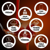 Ev Yapımı Yemek İçin Hazır Domates Sosu Cam Kavanoz - 500 Gr. - 2