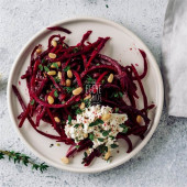 EvYapımı Pancarlı Erişte - 350 Gr. El Kesimi Sebzeli Makarna (Geleneksel Yöntemlerle Üretilmiştir) - 5